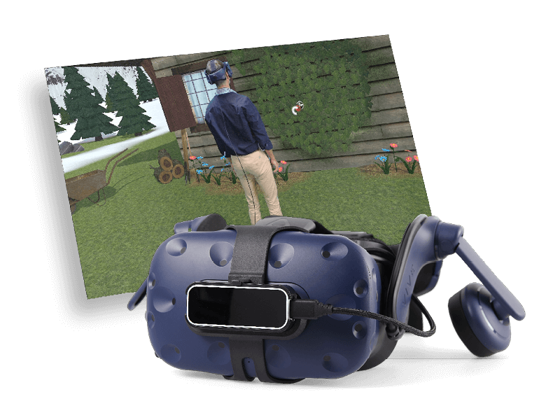 A photo of the PhysioVR